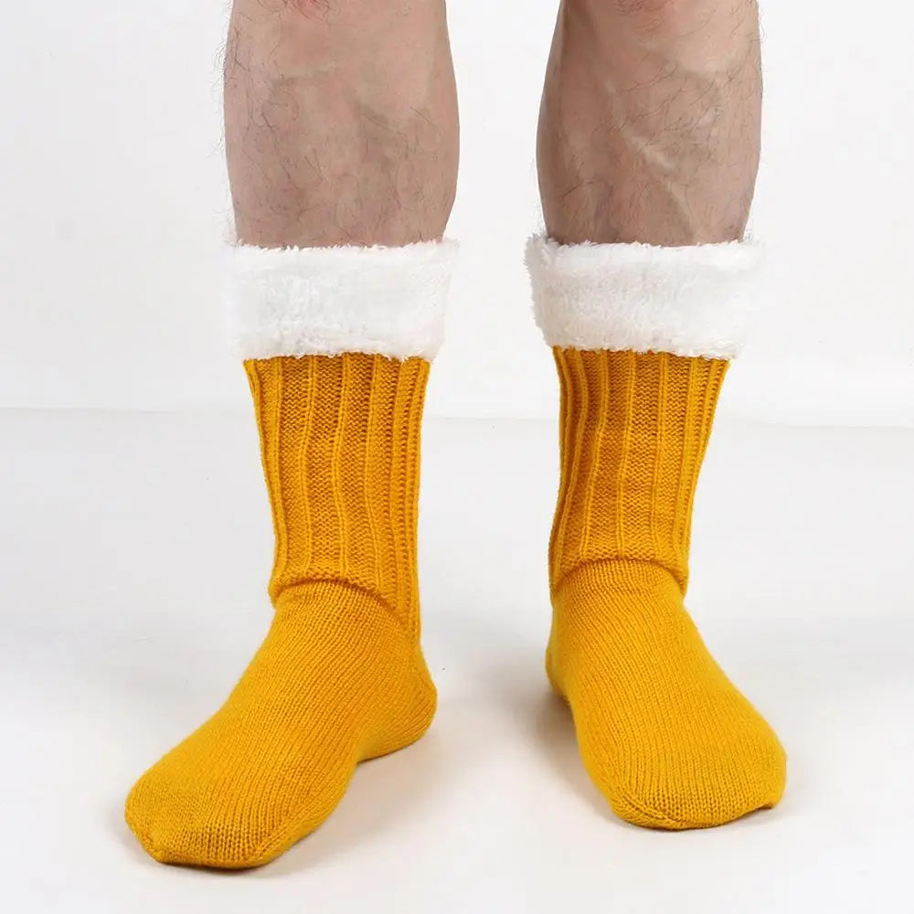 Beer Mug Knitted Socks