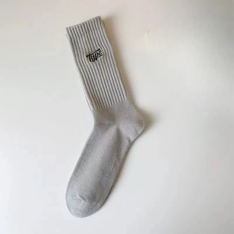 Casual Comfortable Mid Length Socks Bundle 1x/6x