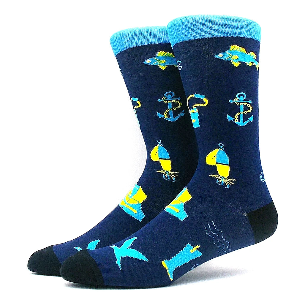 Colorful Combed Cotton Socks