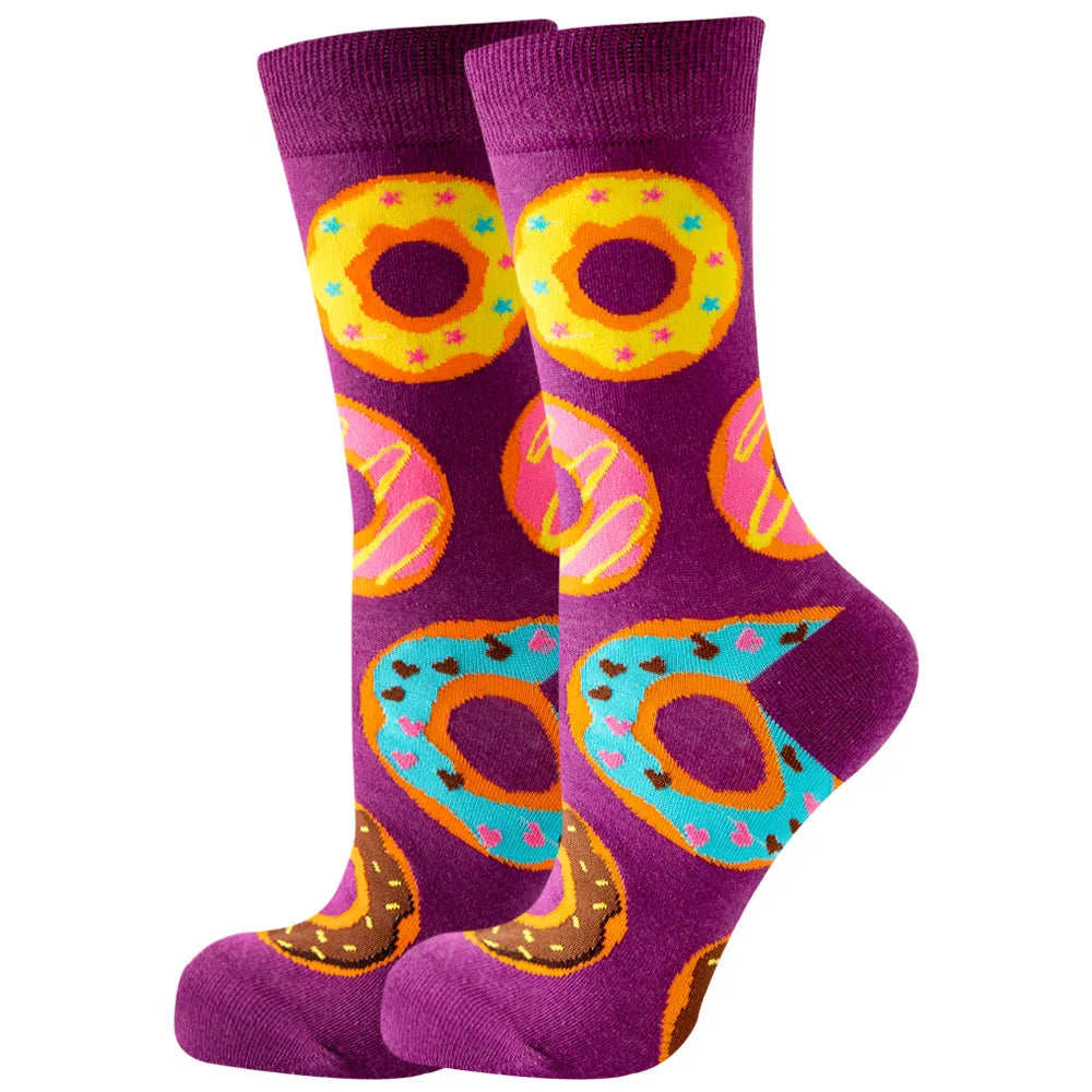 Colored Cartoonish Designed Socks