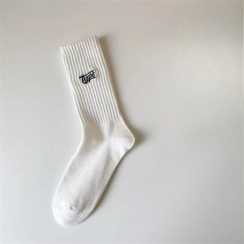 Casual Comfortable Mid Length Socks Bundle 1x/6x