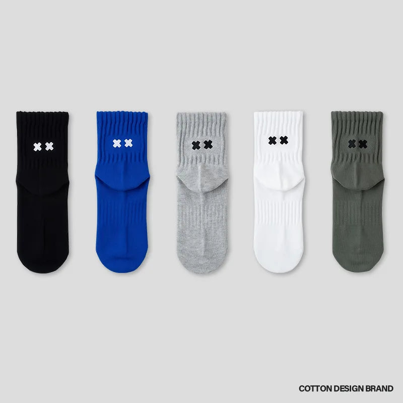 High Quality Breathable Fashion Socks Bundle 5x