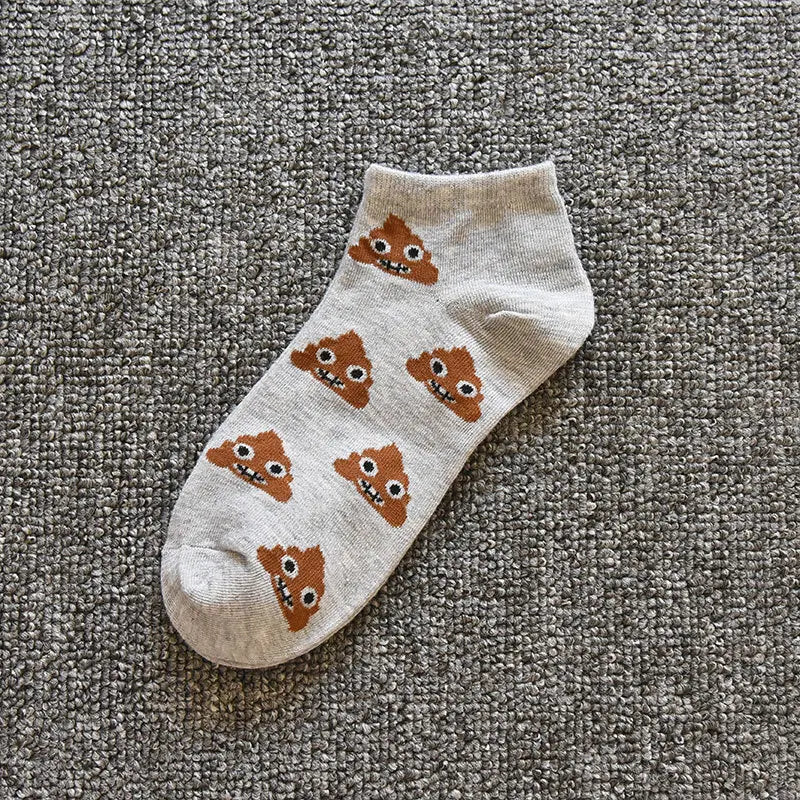 Poop Emoji Socks