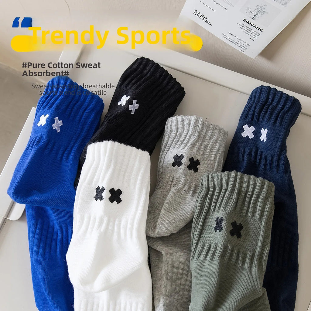 High Quality Breathable Fashion Socks Bundle 5x