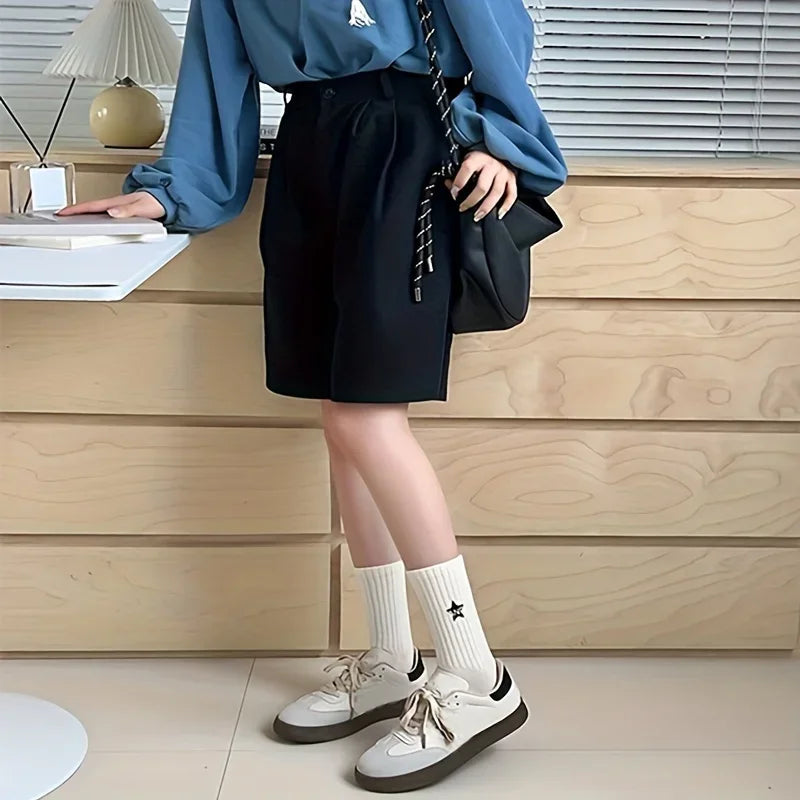 Womens Socks Black and White Bundle 5x