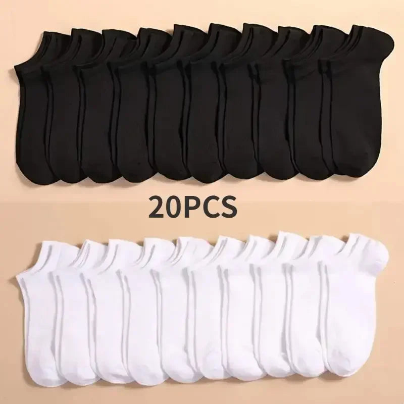 Solid Color Breathable Socks