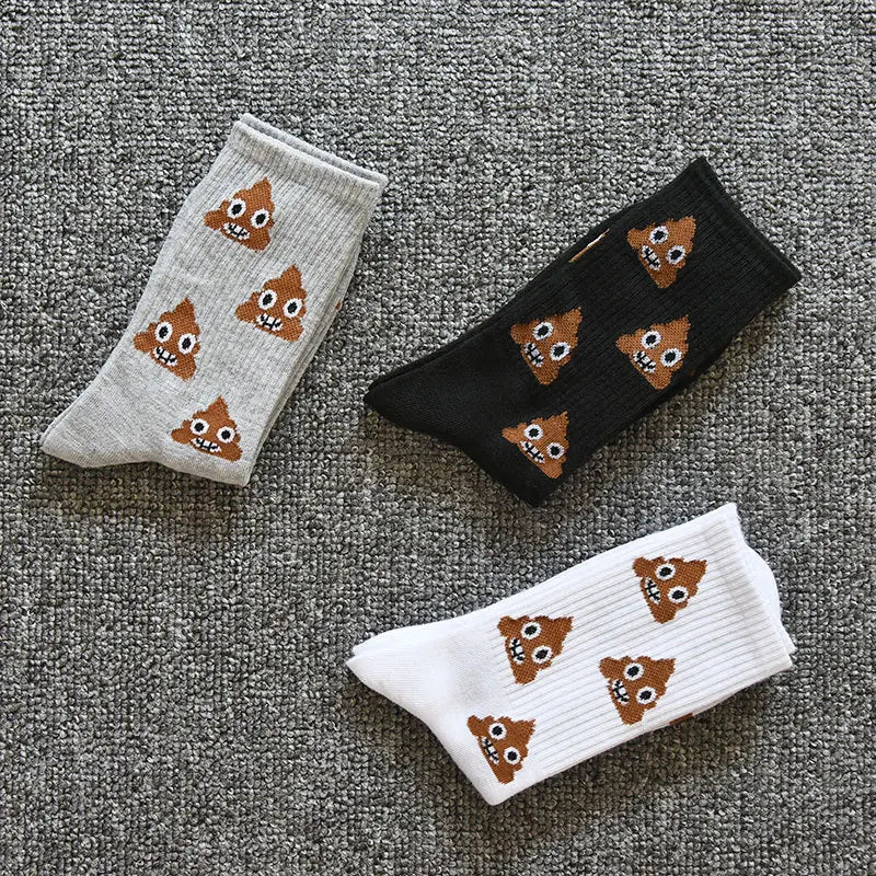Poop Emoji Socks