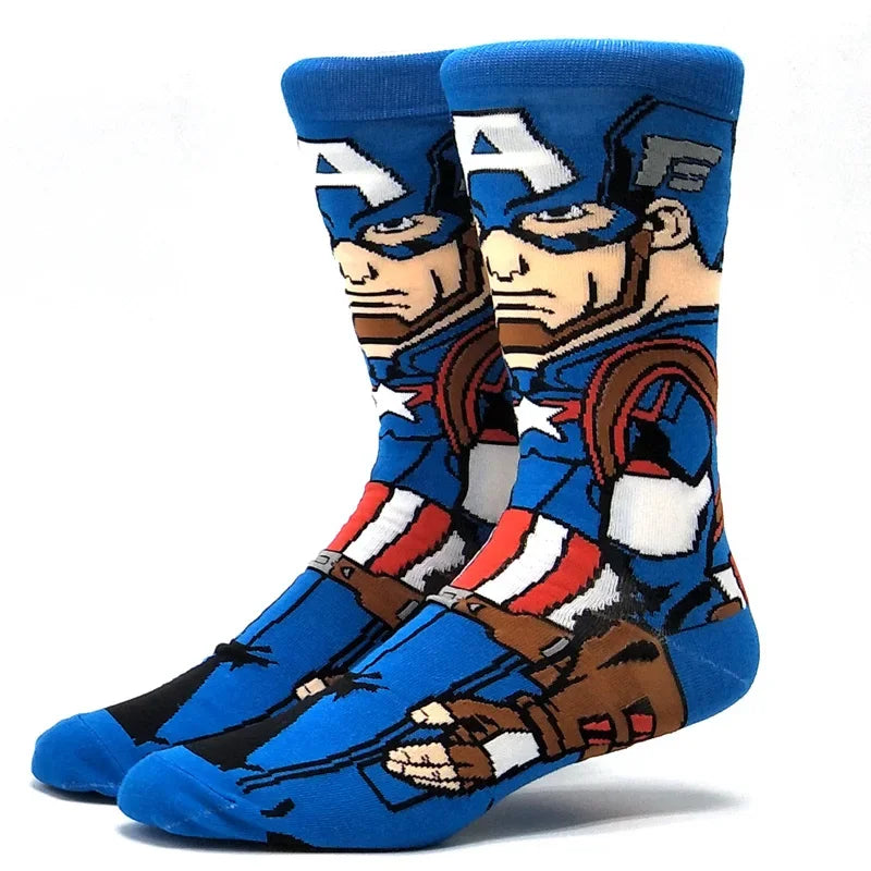 superhero, movie and series socks