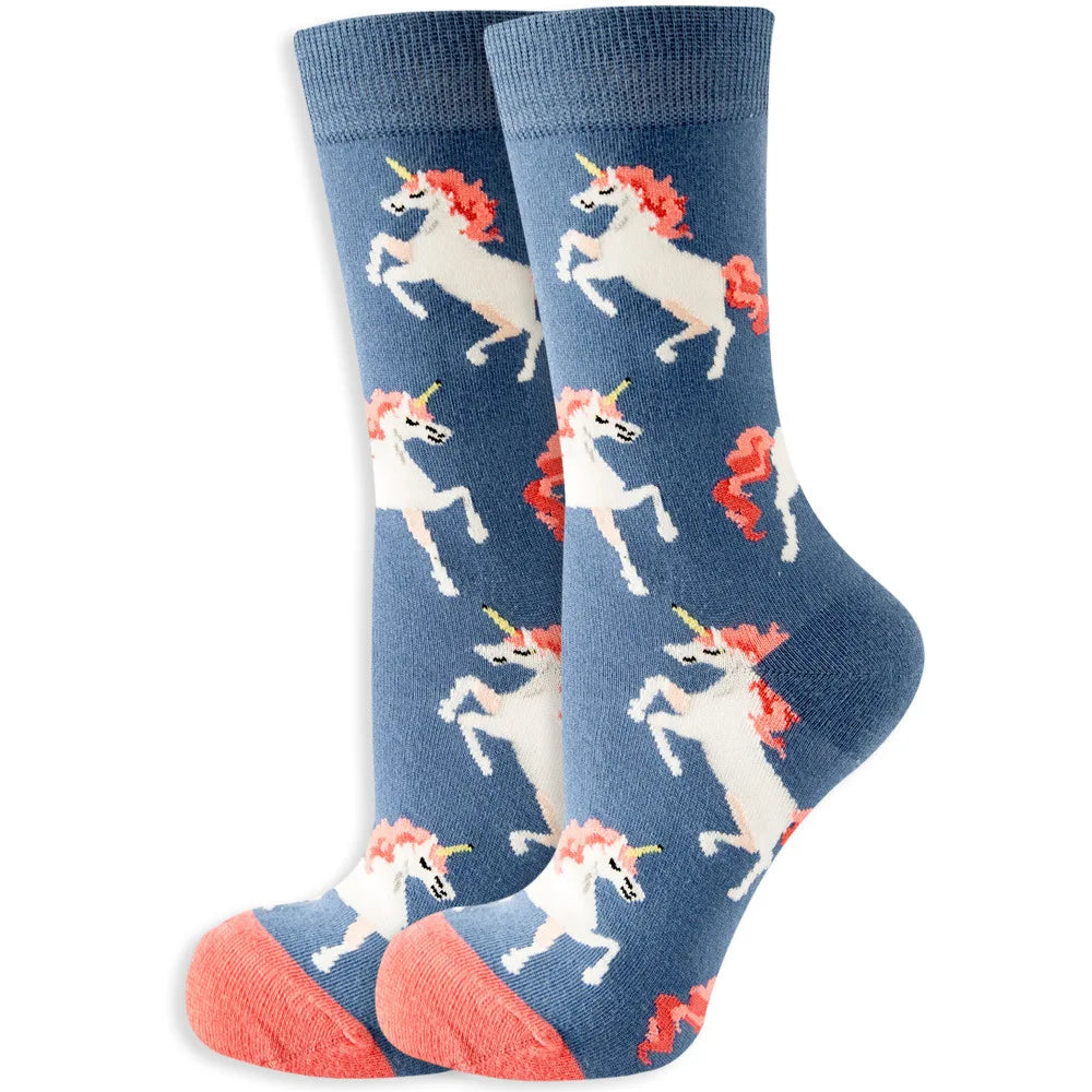 Colored Cartoonish Designed Socks