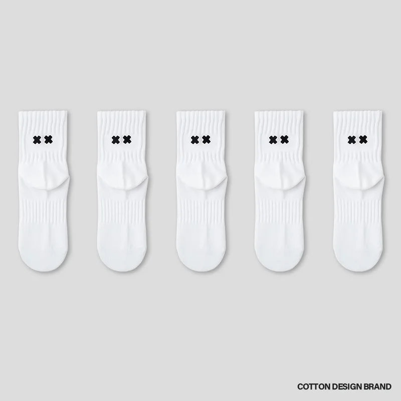 High Quality Breathable Fashion Socks Bundle 5x