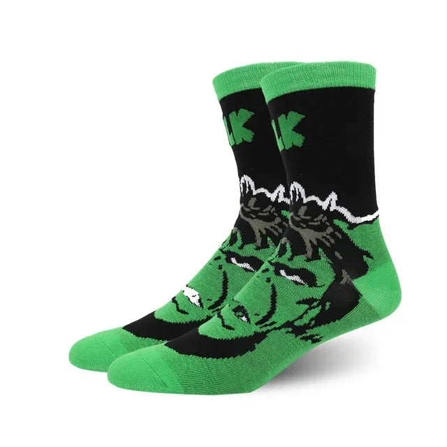 superhero, movie and series socks