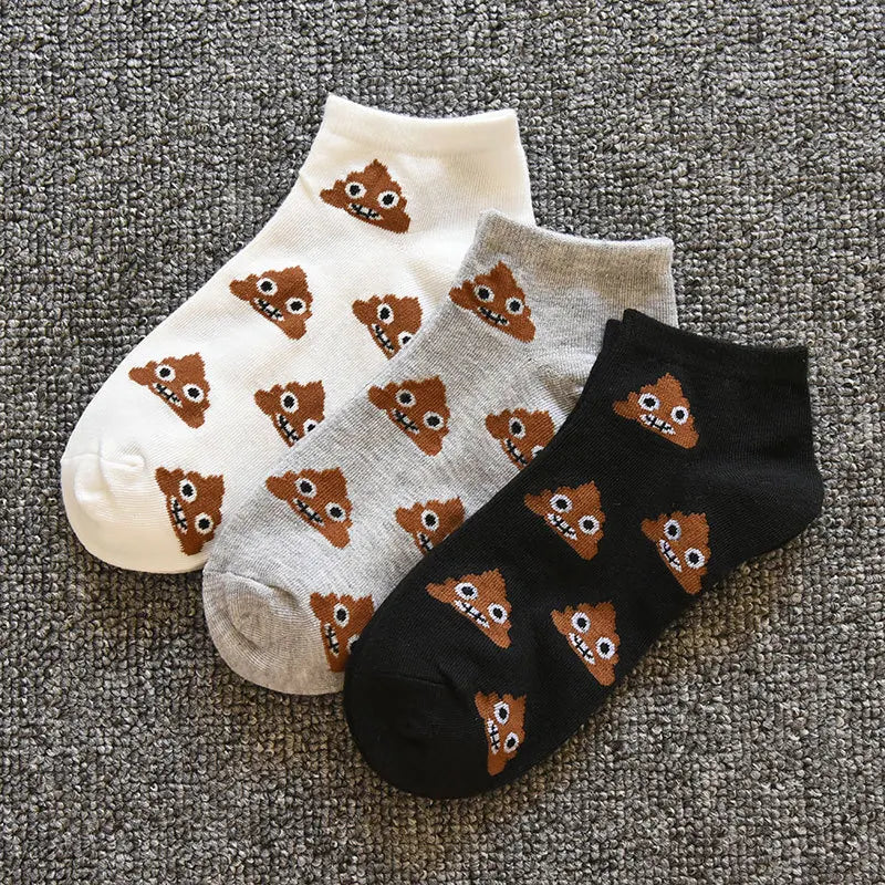 Poop Emoji Socks