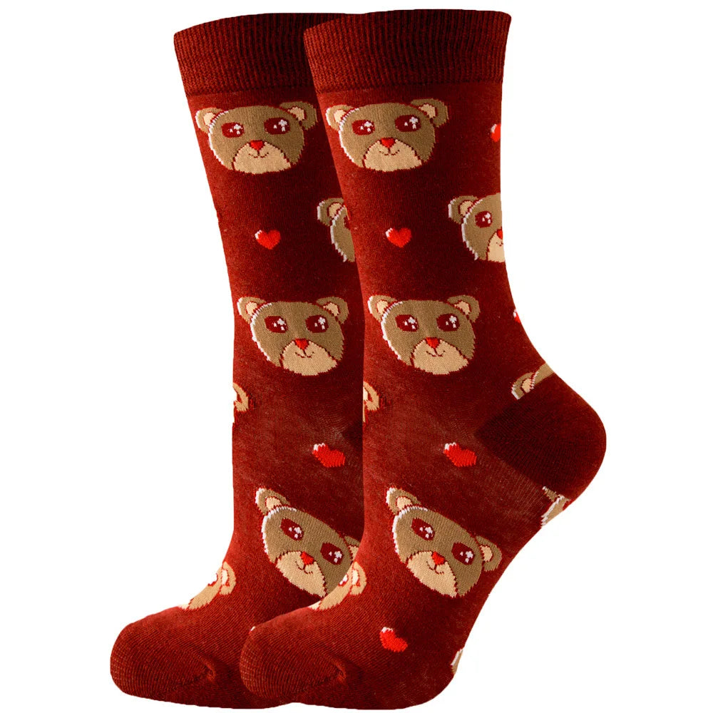 Colored Cartoonish Designed Socks