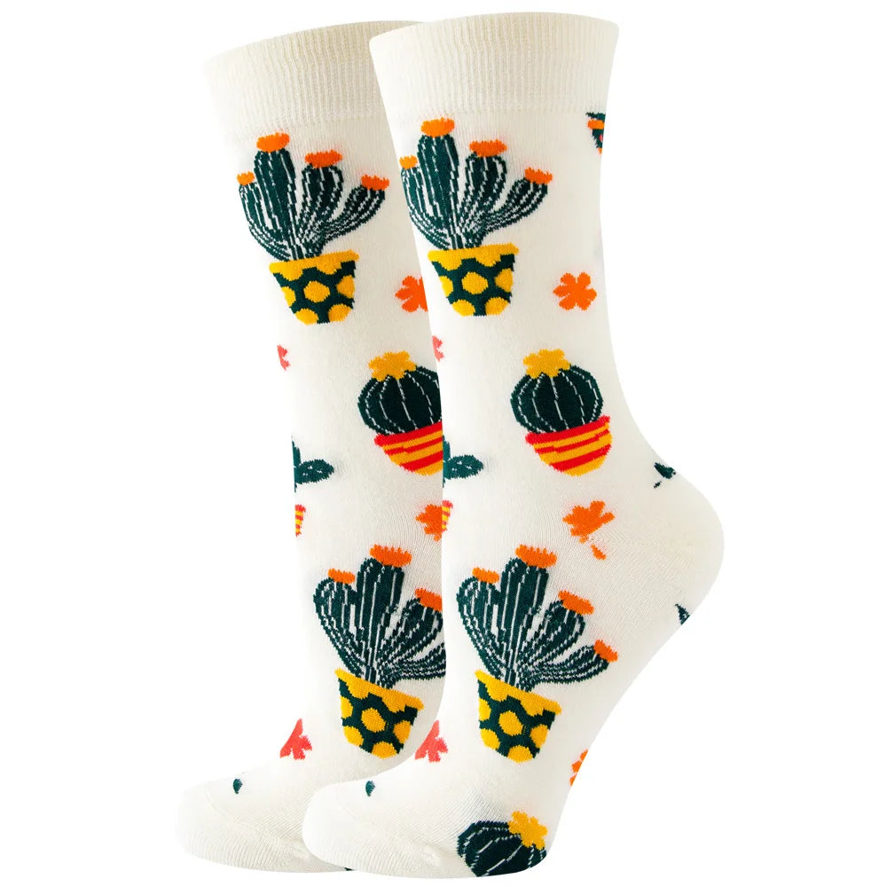 Colored Cartoonish Designed Socks