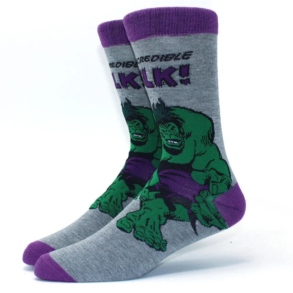 superhero, movie and series socks