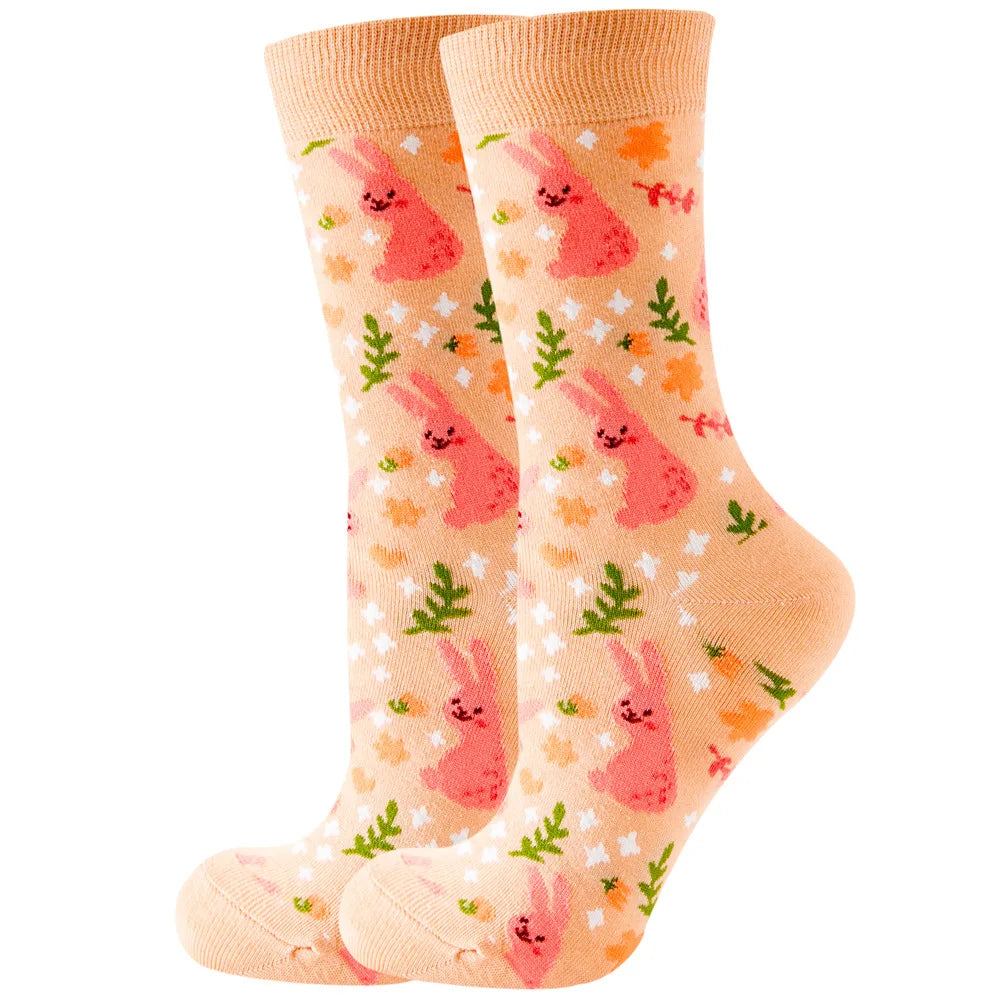 Colored Cartoonish Designed Socks
