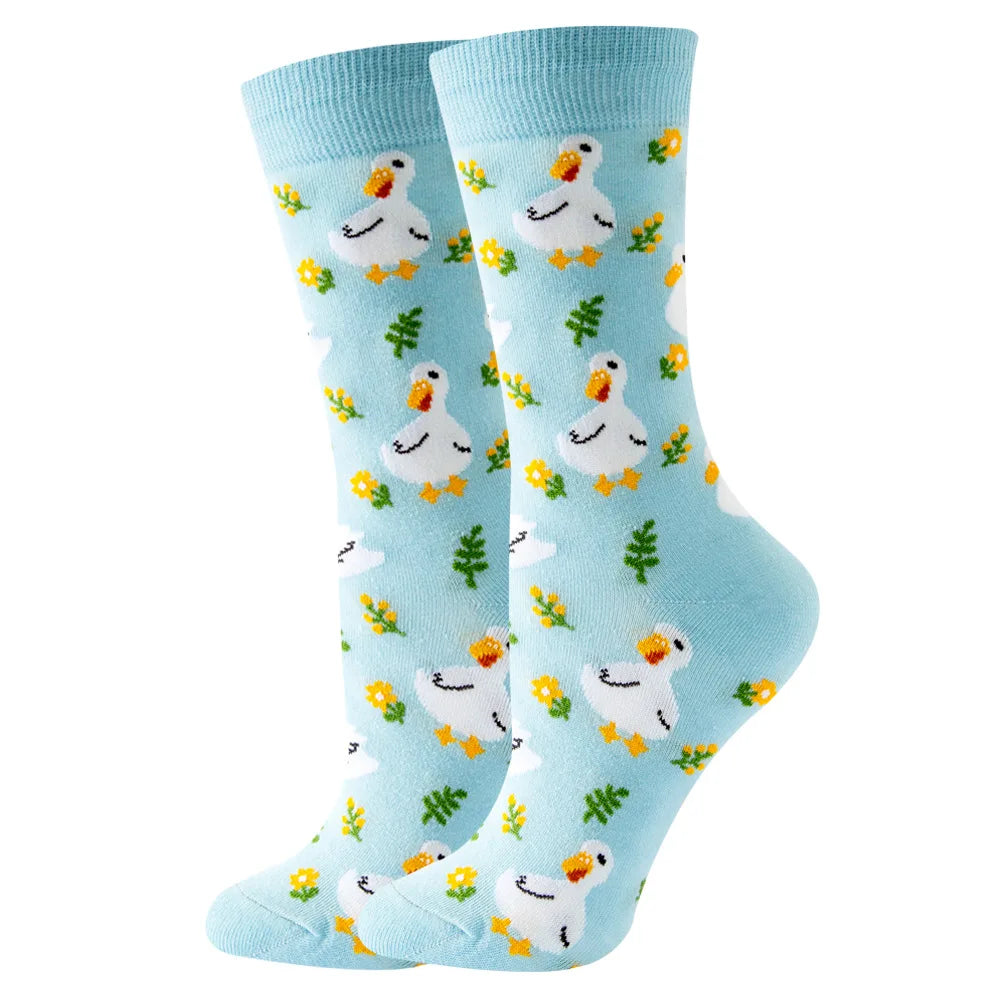 Colored Cartoonish Designed Socks