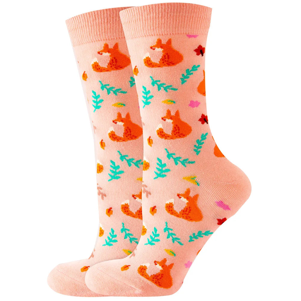 Colored Cartoonish Designed Socks