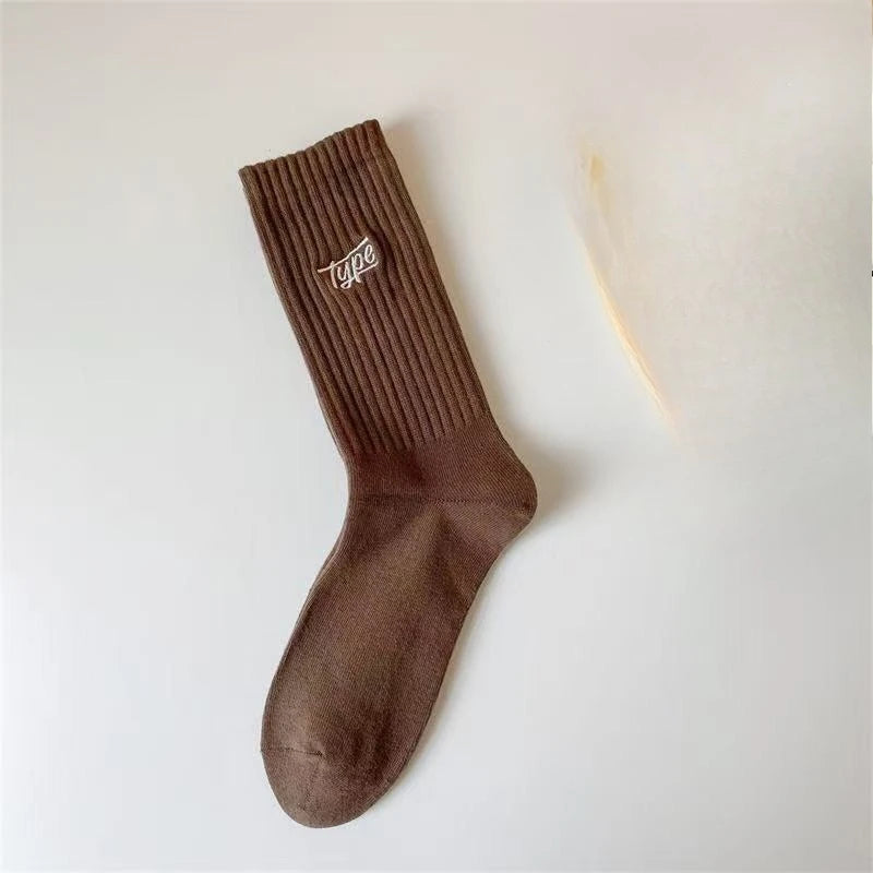 Casual Comfortable Mid Length Socks Bundle 1x/6x