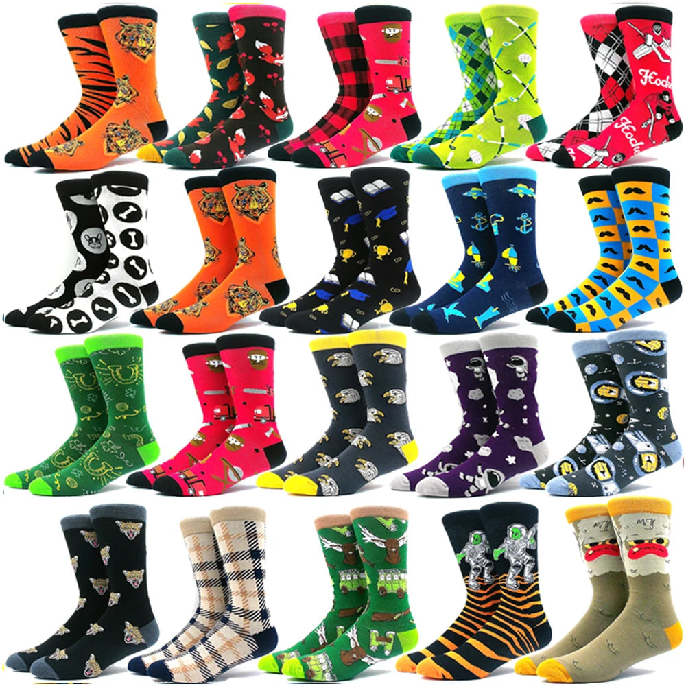 Colorful Combed Cotton Socks