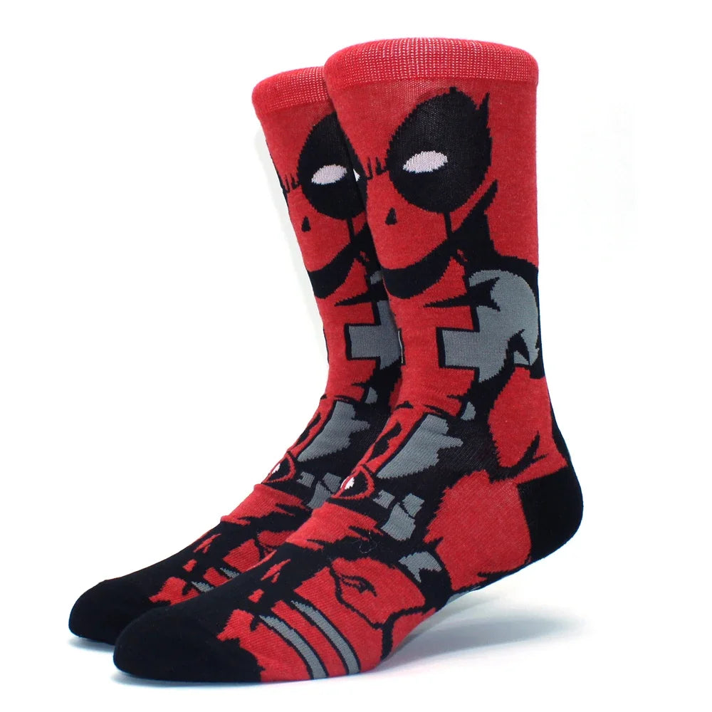 superhero, movie and series socks