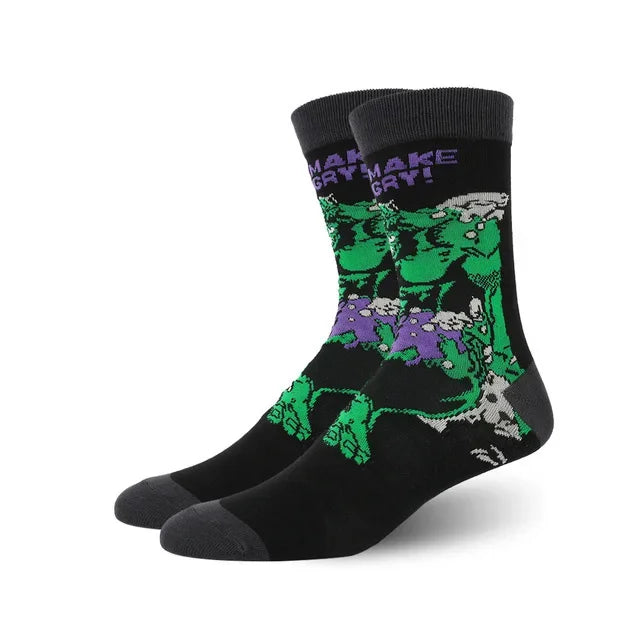 superhero, movie and series socks