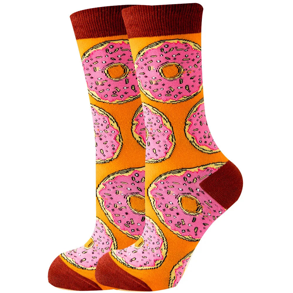 Colored Cartoonish Designed Socks