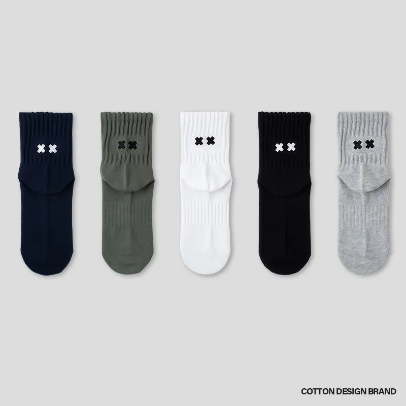 High Quality Breathable Fashion Socks Bundle 5x