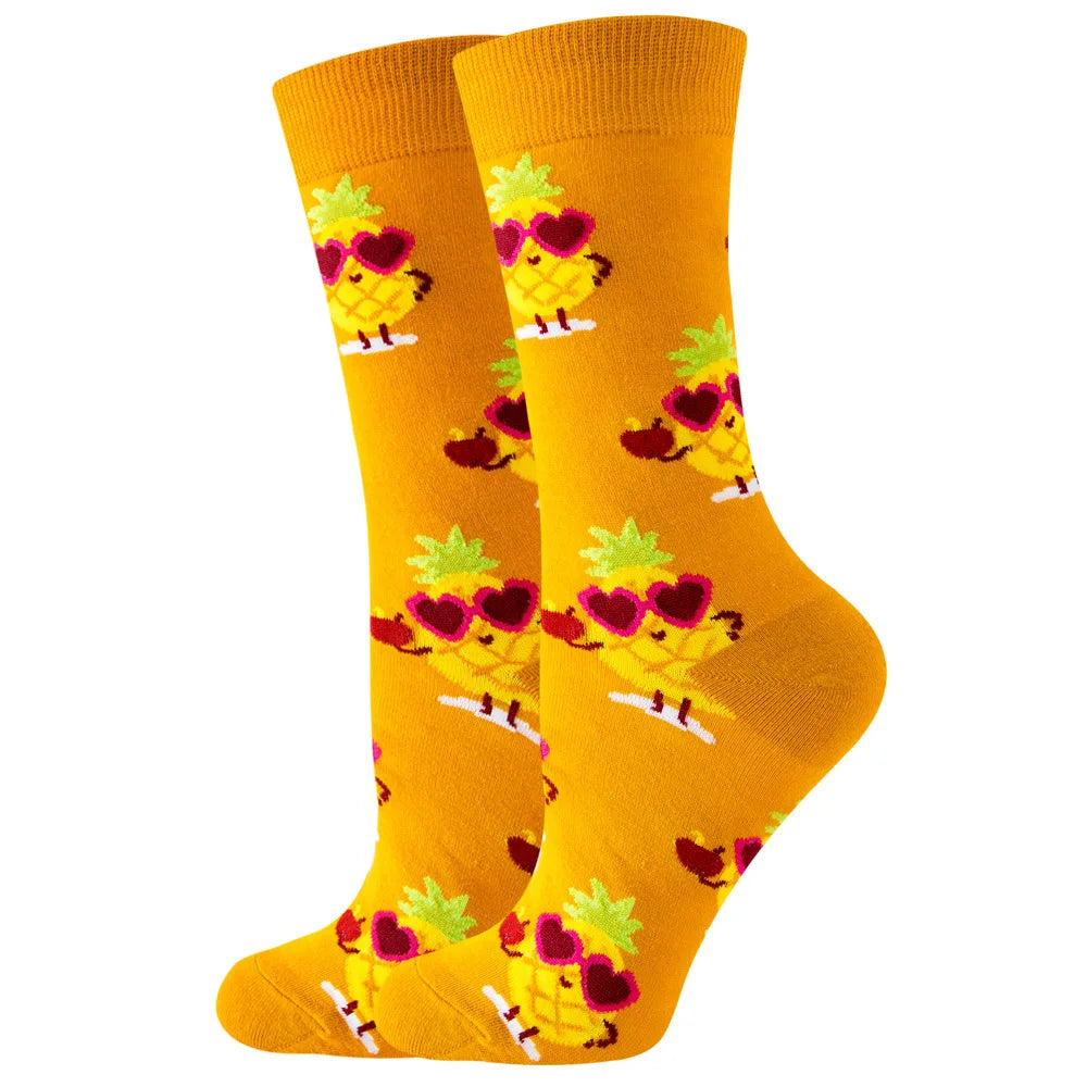 Colored Cartoonish Designed Socks