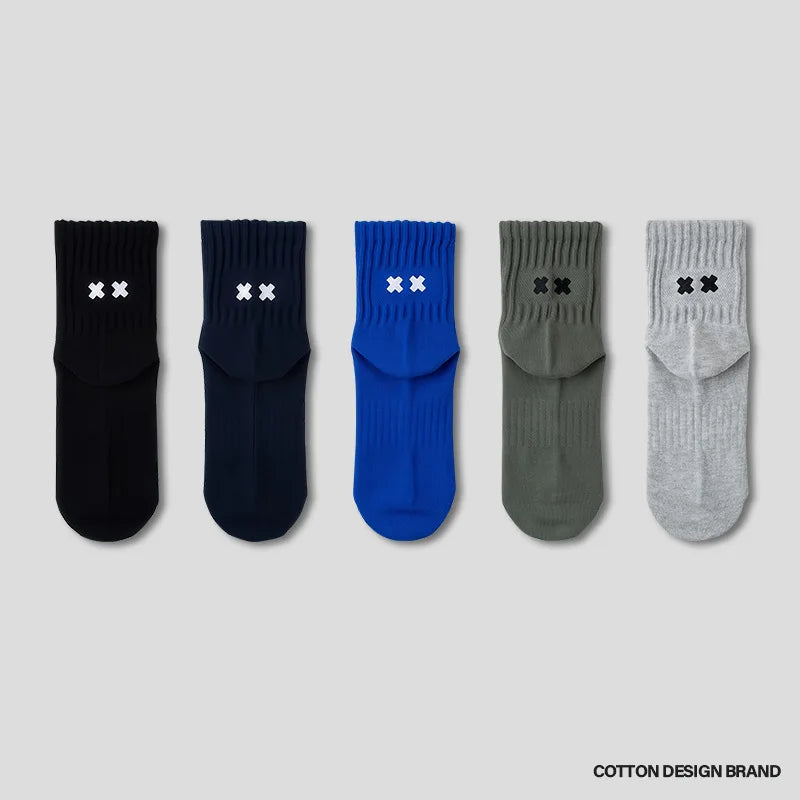 High Quality Breathable Fashion Socks Bundle 5x