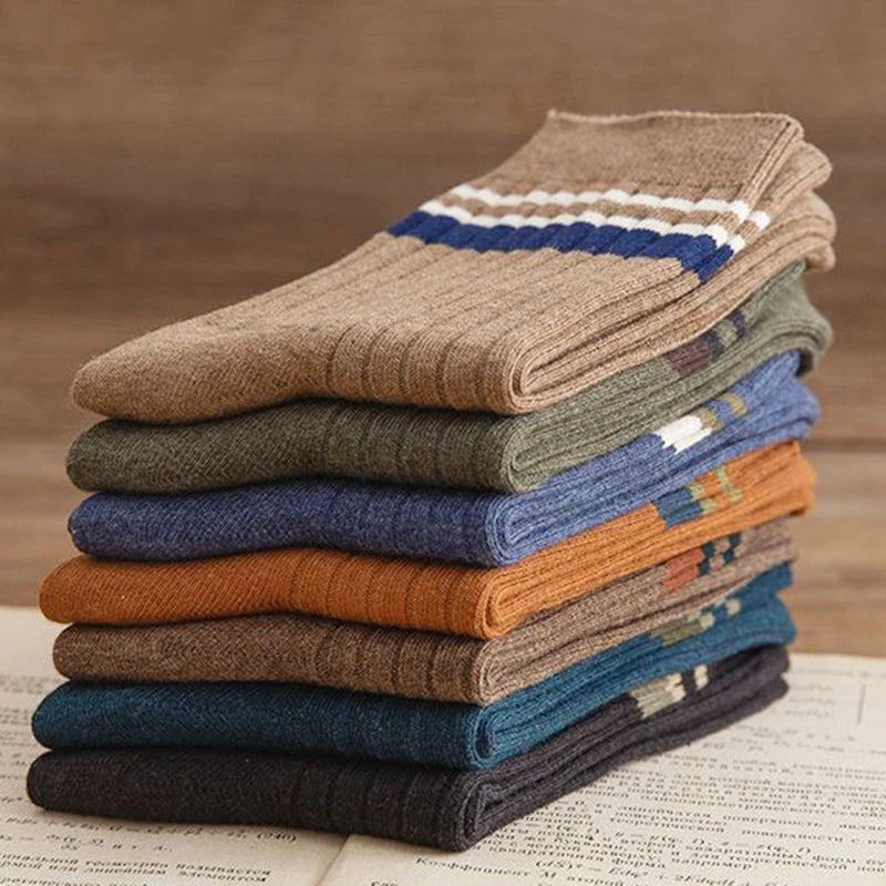 Solid Color Striped Mid Tube Socks Bundle 6x/12x