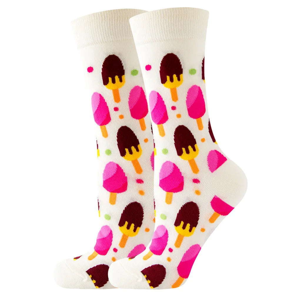 Colored Cartoonish Designed Socks