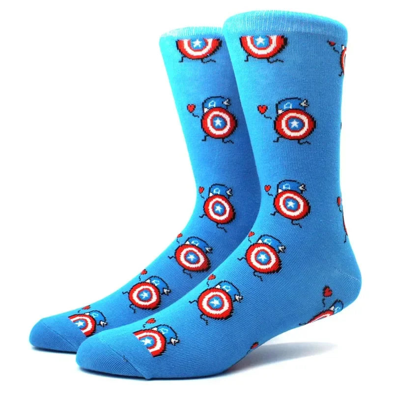 superhero, movie and series socks