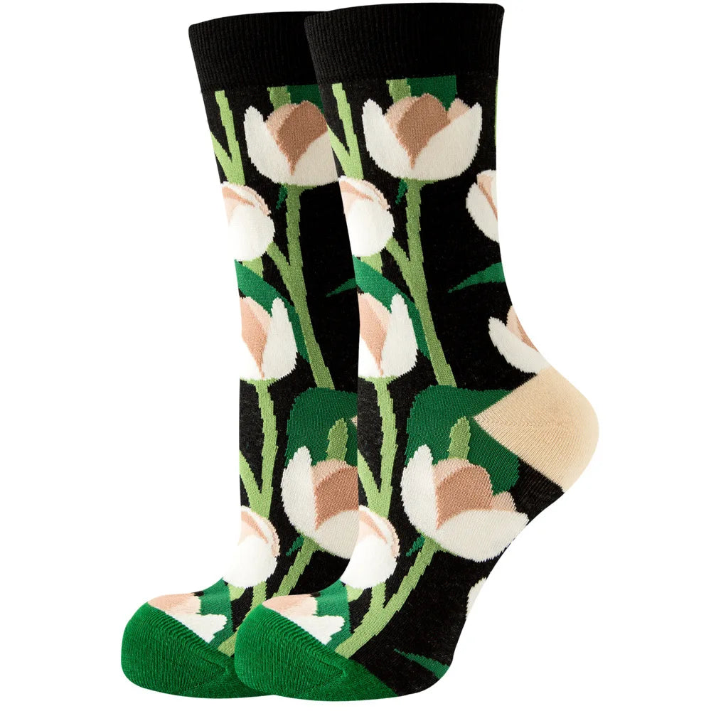 Colored Cartoonish Designed Socks