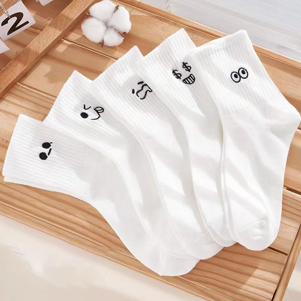 White Cartoonish Socks