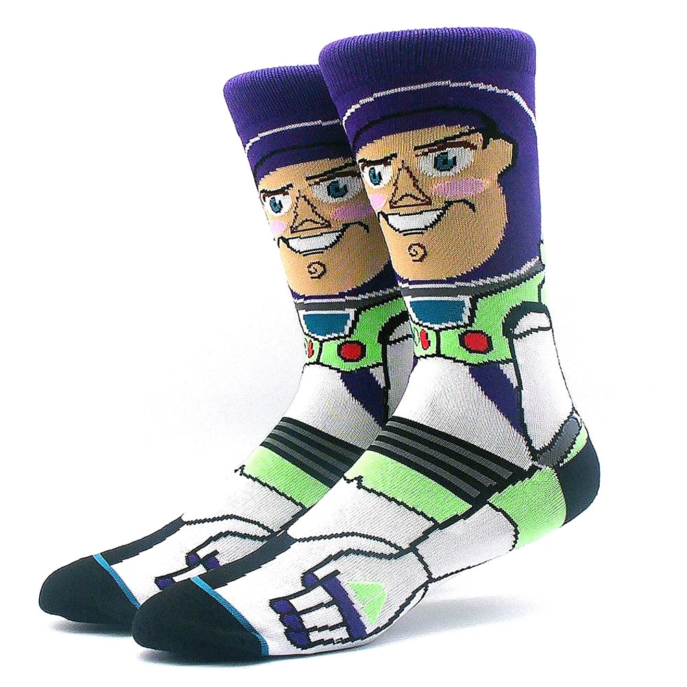 superhero, movie and series socks