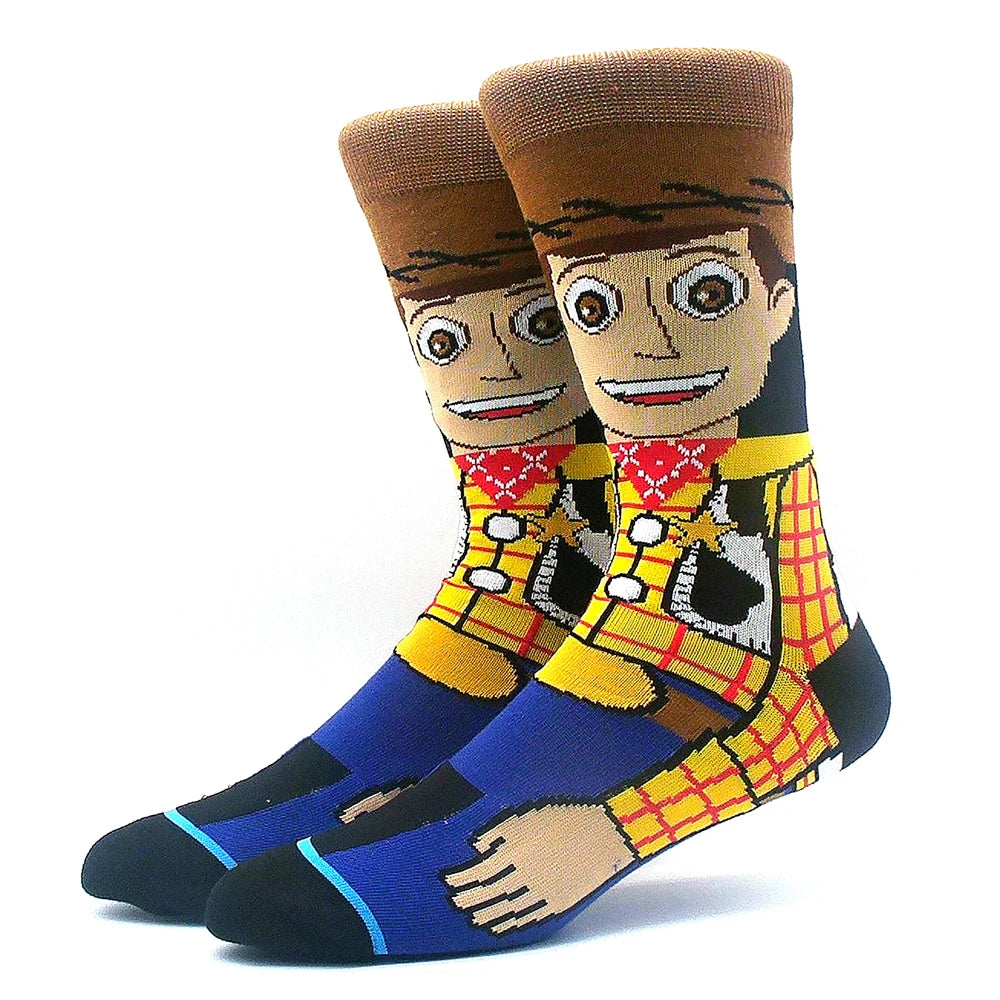 superhero, movie and series socks